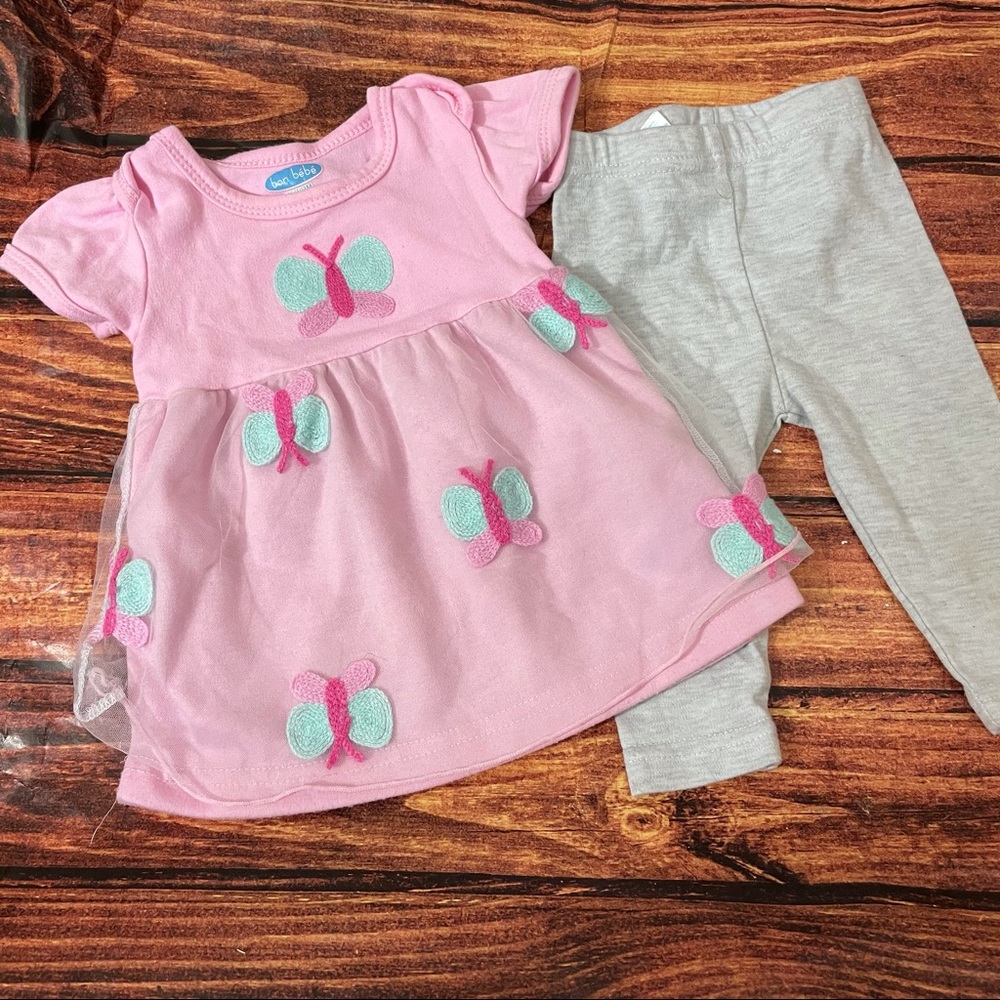 Bon Bebe Pink Butterfly outfit
